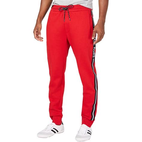 Michael Kors Men's Logo Fleece Jogger Pants & Reviews 